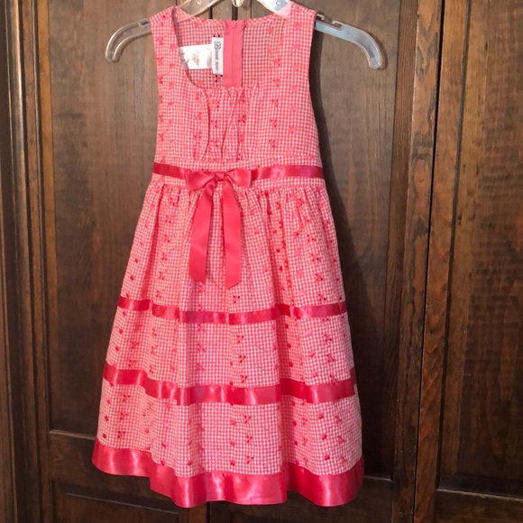 Bonnie Jean Other - Girl’s coral Bonnie Jean sleeveless dress size 6